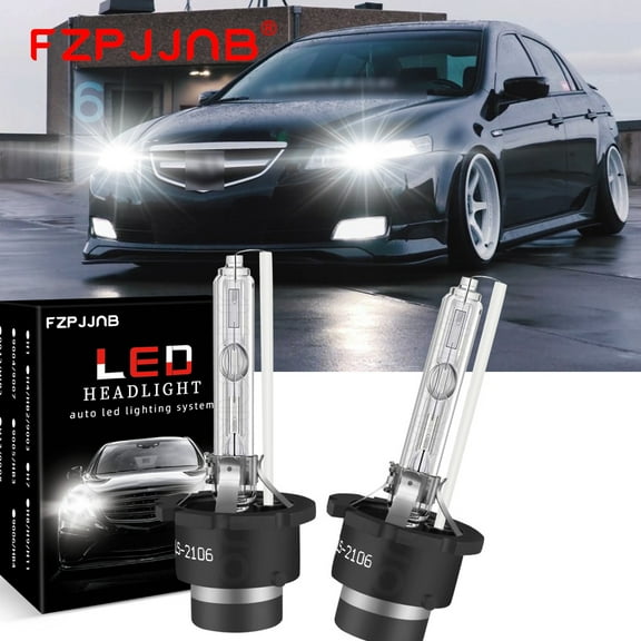 FZPJJNB HID Headlight Bulb for Acura TL 2004-2007 2008 High Low Beam US Stock Fit Qty2 Y06