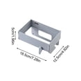 thumbnail image 3 of Garbage Bag Holder Wall Mounted Trash Bag Holder Foldable Garbage Bag Rack No Drill Kitchen Trash Bag Dispenser Storage Rack for Cabinet Door Kitchen Organizer, 3 of 7