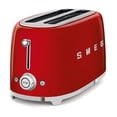 thumbnail image 1 of Tostadora Smeg, estilo años 50, estética retro, 4 rebanadas, 6 presets, roja, 1 of 4