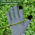 thumbnail image 6 of Long Gardening Gloves for Women Thorn Proof Leather Garden Gloves Breathable Working Gloves for Women Yard Outdoor, 6 of 14