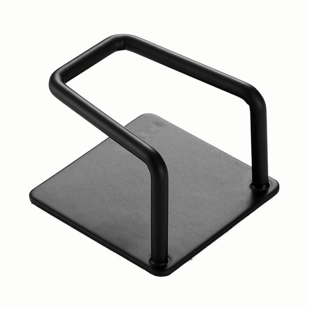 Soporte para esponjas de fregadero de acero inoxidable Rejilla de secado de drenaje adhesivo (negro) Sywqhk Libre de BPA