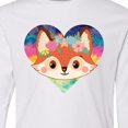 thumbnail image 4 of Inktastic Fox Lover Heart Cute for Girls Long Sleeve Youth T-Shirt, 4 of 5