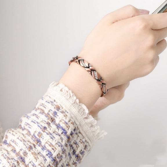 Wollet Jewelry Copper Bracelet for Women,  Zircon Bracelets