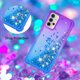 thumbnail image 4 of Funda para Samsung Galaxy A32 5G Transparente con Brillos Carcasa Protectora Antigolpes con Glitter Brillante, 4 of 5