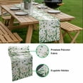 thumbnail image 5 of St Patrick's Day Table Runner - 60 Inch Long, Kitchen Dining Table Runner Dresser Scarves, Spring Leaves Green Botanical Flowers Plants Farmhouse Decor for Coffee Tables Wedding Party Banquet, 5 of 8