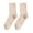 Khaki, variant on Happy Date Women Warm Super Soft Plush Slipper Sock Winter Fluffy Microfiber Crew Socks Casual Home Sleeping Fuzzy Cozy Sock