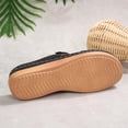 thumbnail image 4 of Caywon Dressy Flat Sandals for Women Comfortable Walking Arch Support Slip on Summer Casual Beach Wide Width Rhinestone Womens flats Slide Sandal Shoes, 4 of 7