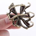 thumbnail image 3 of Crystal Flower Hair Claw / Clip Para El Cabello, Gorras De Diamantes De Vino rojo Jinwen Garra de pelo con diamantes de imitación, 3 of 8