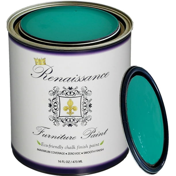 Renaissance Chalk Finish Paint Malachite Pint (16oz) Chalk
