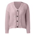thumbnail image 5 of Vedolay Womens Cardigans Lightweight Winter Knitted Sweaters Shawl Cardigan Coats 2023 Pink,S, 5 of 5