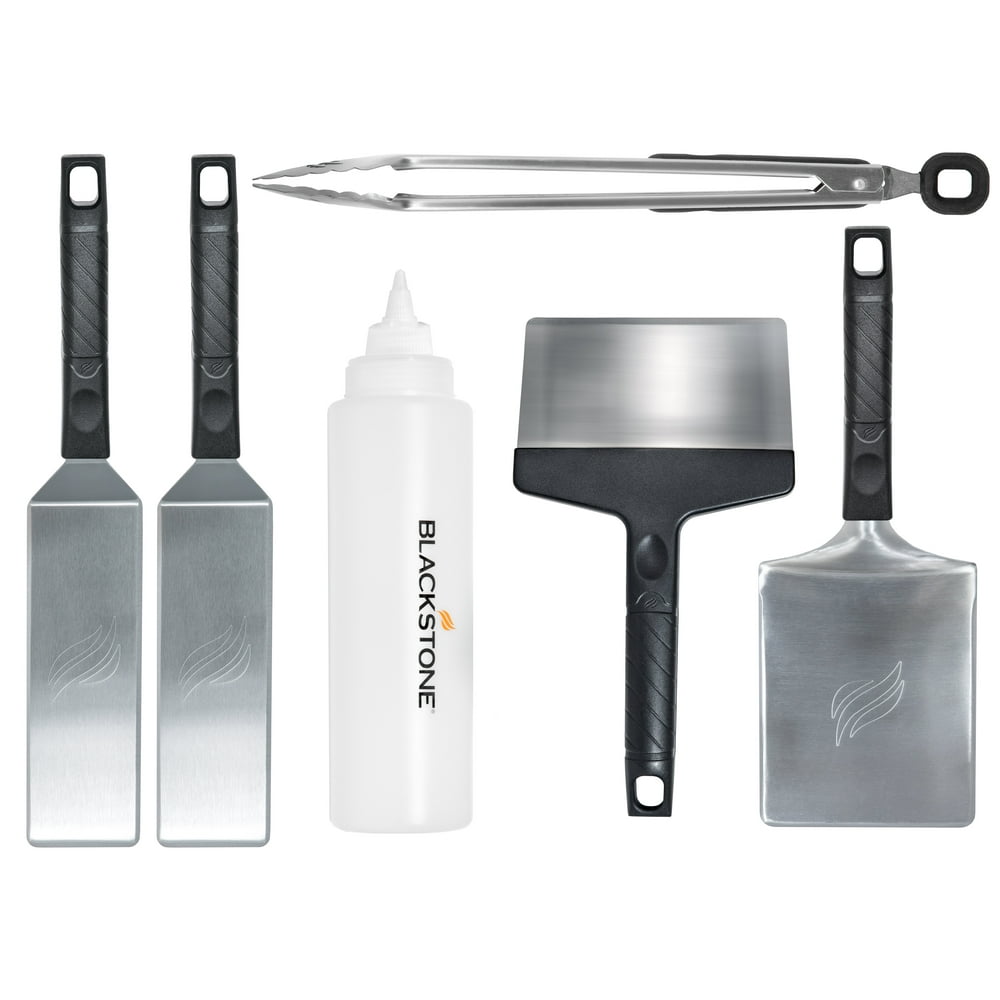 Blackstone Deluxe Stainless Steel 6Piece Spatula Griddle Set Walmart