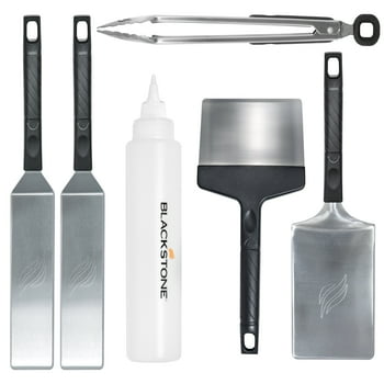 Blackstone Deluxe Stainless Steel 6-Piece Spatula Griddle Set