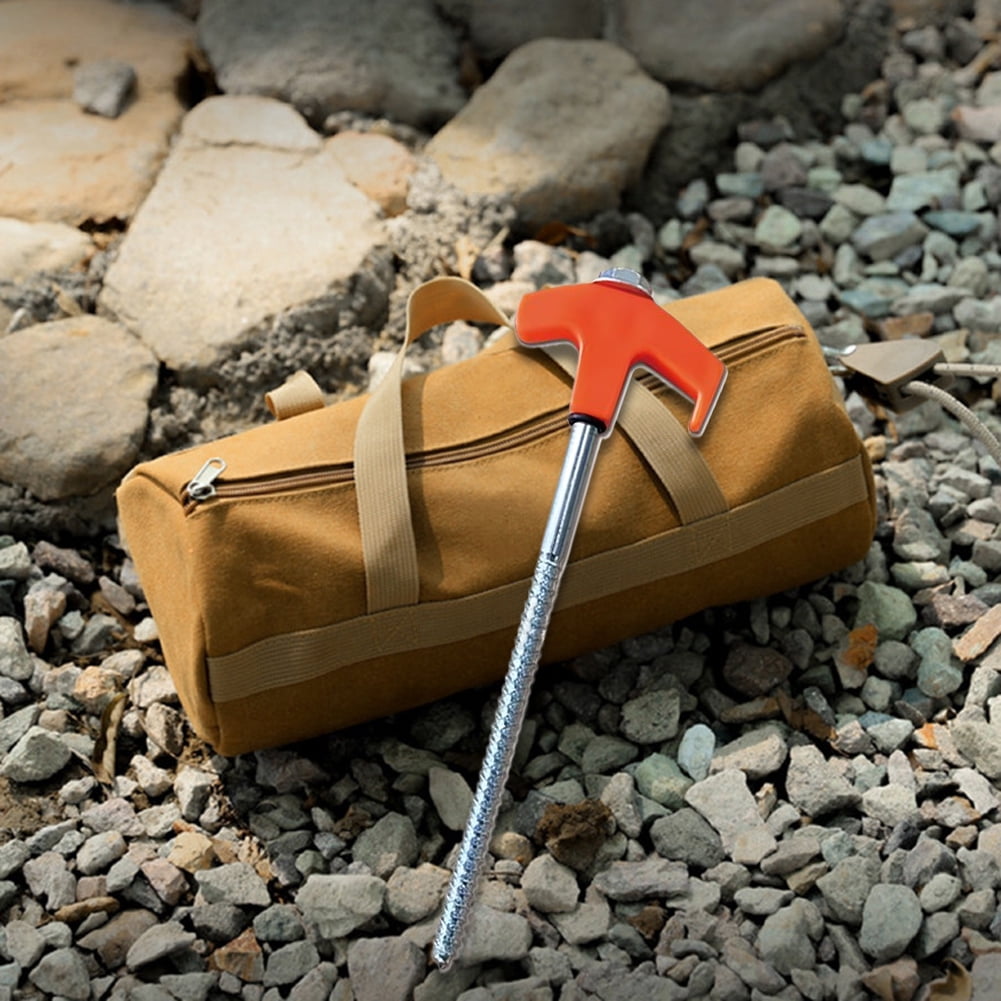 8Pcs Screw In Tent Stakes Heavy Duty 25cm Ground Tent Pegs For Camping Hiking Decor Supplies