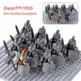 thumbnail image 2 of 11 piece Fantasy Kingdom LOTR Construction Kit: Dwarf Elf Knight Minifigures & Themed Accessories, Educational STEM Bricks Present for Fans, 2 of 10