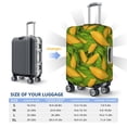 thumbnail image 6 of Lsque Fresh Corn 1 Printed Luggage Cover, Travel Luggage Protector,Scratch and Dirt Resistant, Fits 18-32 Inch Luggage - Medium, 6 of 9