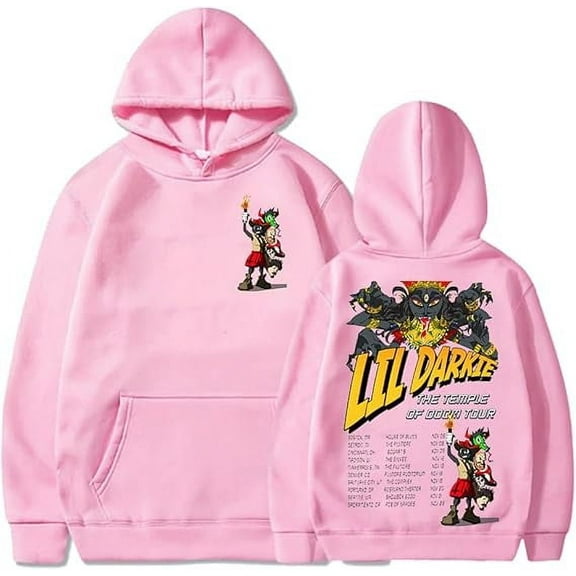 Lil Darkie First Contact Hoodie 2024 Tour Long Sleeve Streetwear Women Men Sweatshirt Hip Hop Clothes(XXS-XXXXL)