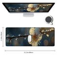 thumbnail image 2 of GOSMITH A Plum Blossom Unfolds in the Backlight Desk Mat 31.5x11.8 in, 2 of 6
