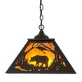 thumbnail image 7 of Meyda Tiffany 185546 Bear At Dawn 2 Light 22" Wide Pendant, 7 of 7