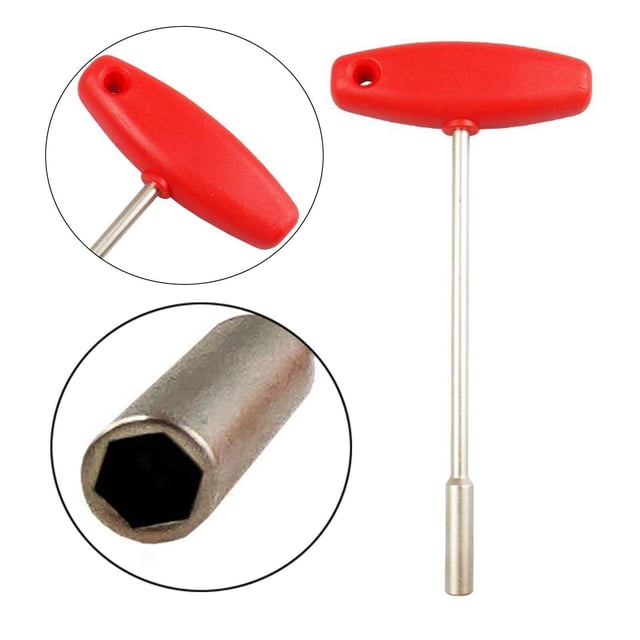 Maoww Vélo Caché Clé à Rayons Vélo T Poignée Outil Hexagonal Douille 5.5mm