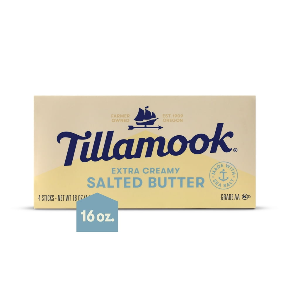 Tillamook Sweet Cream Salted Butter, 1 lb, 4 Sticks