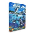 thumbnail image 3 of Stupell Industries Underwater Sea Life Scene Coastal Painting Gallery Wrapped Canvas Print Wall Art, 3 of 5
