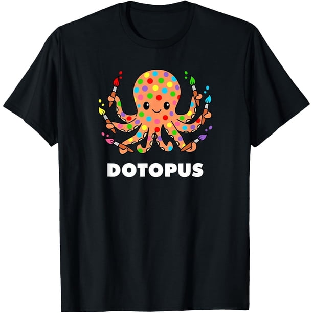 Happy Dot Day Pulpo Dotopus - Camiseta divertida con animales