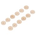 thumbnail image 3 of Wooden Buttons, DIY Production Decorative Buttons Wooden Material Portable 100pcs  For Craft Sewing For Scrapbook, 3 of 8
