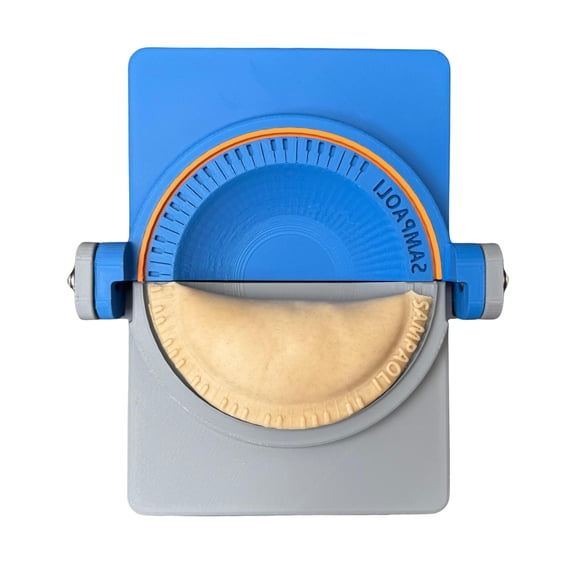 Pierogi Maker, Piano Crimp Design, Personalized Name or Logo, Empanada Maker Press, Dumpling Press Mold, Calzone Press, Hand Pie Pastelitos Patties, Made in USA (6.5")