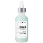 Valjean Labs Facial Serum, Hydrate, Hyaluronic Acid + Vitamin B5