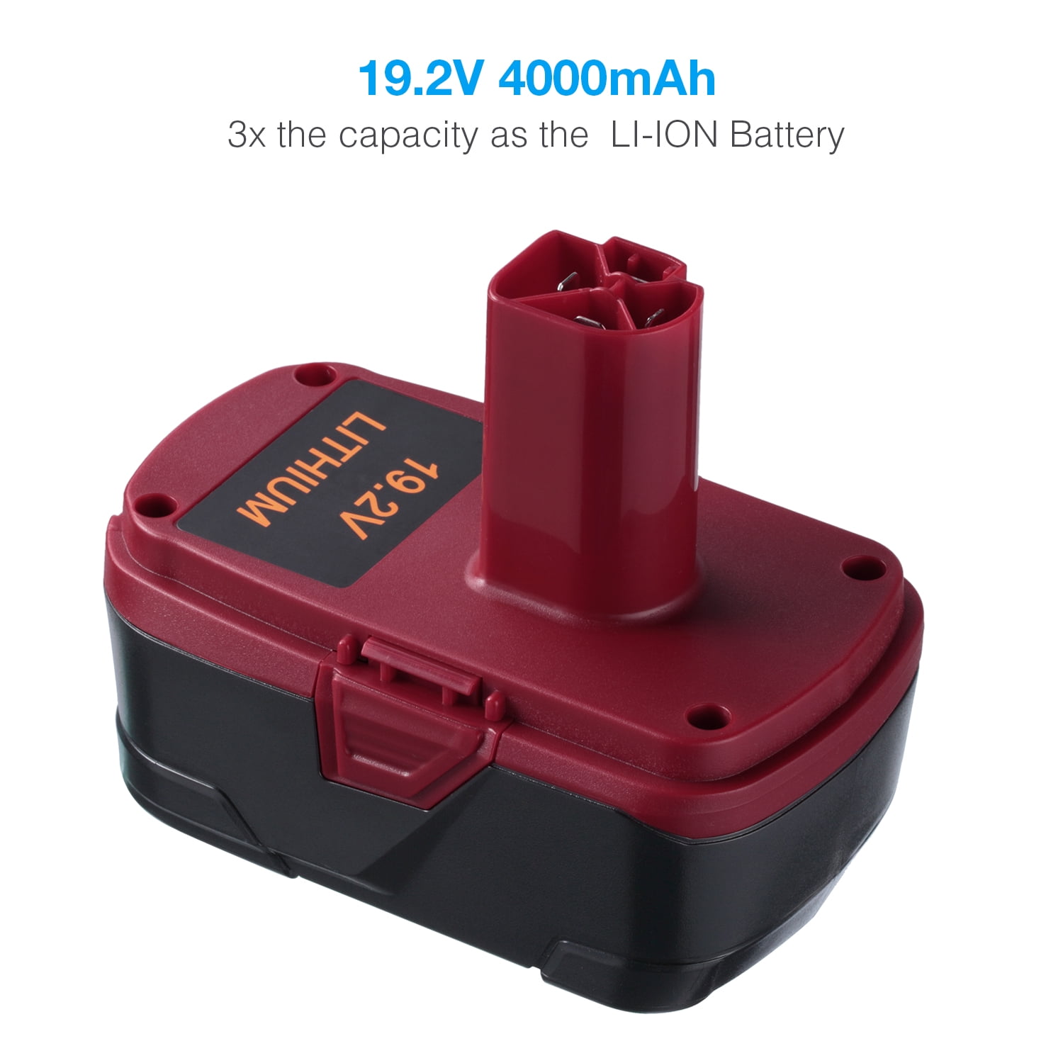 2-Pack 4.0Ah 19.2V Replacement Battery for Craftsman C3 130279005 11375  Power Tools 19.2 Volt Lithium Batteries - Walmart.com