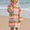 Multicolour, variant on FAOWME Toddler Kids Girls Hooded Cover Ups Long Sleeve Zipper Striped Print Sun Protection Comfortable Stylish Cover Ups Swimsuit For Beach Pool,Multicolour,2-3 Years