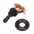 thumbnail image 2 of Interrupteur à Bascule 3 Voies, Anneau de Lavage Rythmique pour Epiphone / LP Guitare Électrique (Noir), 2 of 6