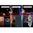 thumbnail image 3 of 20m/65.6ft LED DIY creative light strips, with individual LED colors controllable via remote control and app. Suitable for bedrooms and ideal for room parties. Quick installation without tools., 3 of 10