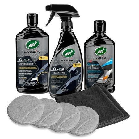 Turtle Wax Hybrid Solutions Ceramic Acrylic Black Car Care Kit