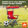 thumbnail image 2 of Ozark Trail Kids Canopy Chair with Safety Lock (125 lb. Capacity), Red/Blue, 2 of 10