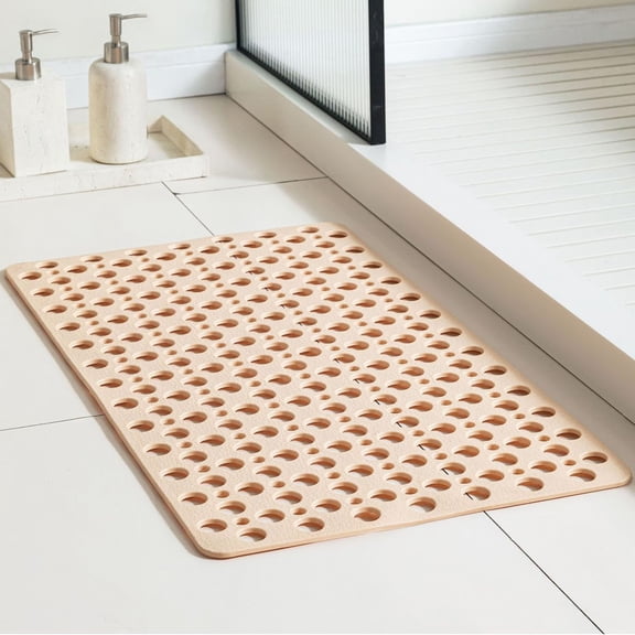 Casa and Beyond Shower Mat, Bath Mat for Tub Non Slip, Secure Shower Mats Easy to Clean, Showers Mat with Suction Cup, Washable Non-Slip Bathtub Mats for Inside Showers