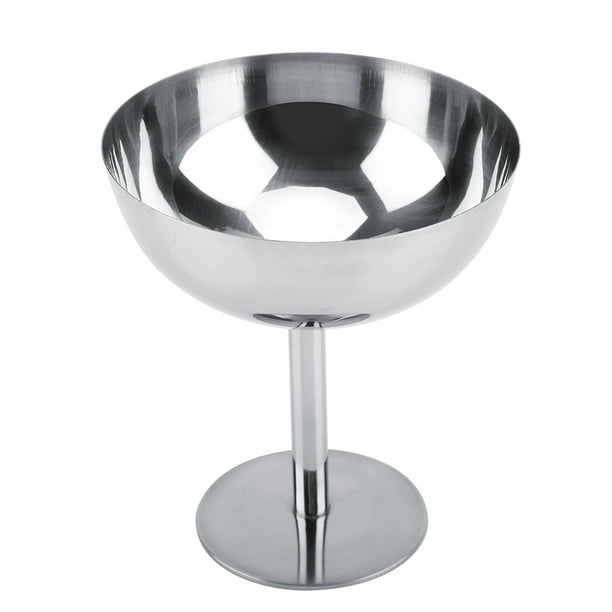 Vaso para helado, vaso para helado de acero inoxidable, vaso para crema de acero inoxidable, vaso para postre de acero inoxidable, muy versátil