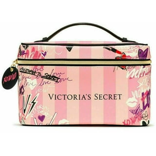 Victoria's Secret Pink Love Vs Heart Bling Makeup Cosmetic Bag