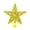 Gold, variant on 2D Hollow-Out Christmas Tree Topper Star, Plastic Hollowed Star Xmas Treetop Ornament for Indoor Outdoor Home Decor