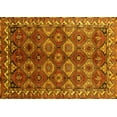 thumbnail image 1 of Ahgly Company Machine Washable Indoor Rectangle Oriental Yellow Industrial Area Rugs, 2' x 3', 1 of 4