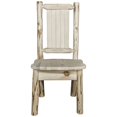 thumbnail image 4 of Montana Collection Side Chair w/ Laser Engraved Elk Design, Clear Lacquer Finish, 4 of 5