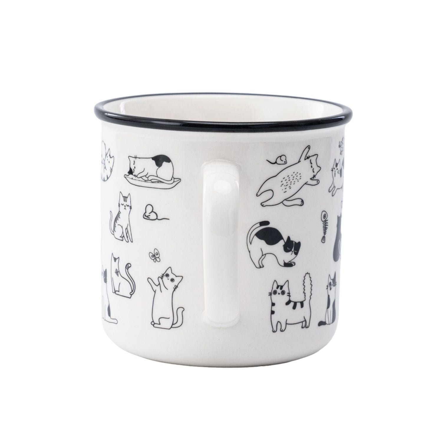 Mainstays Tasse en céramique pour chats, 20,96 oz, 1 Pièce Tasse, céramique