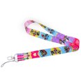 thumbnail image 1 of Ransitute R1998 Cartoon Girl Personality Card Holder ID Holder Bus Card Holder Staff Card Lanyard For Keys Phone DIY Hang Rope 7, 1 of 6