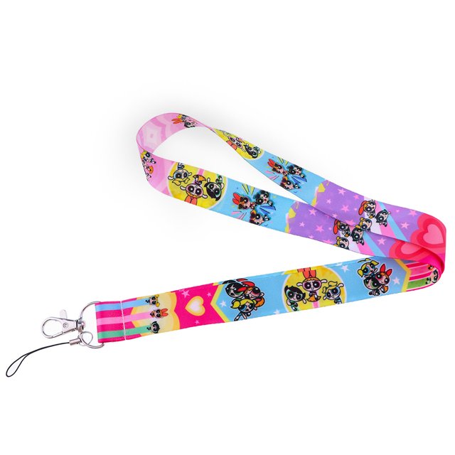Ransitute R1998 Cartoon Girl Personality Card Holder ID Holder Bus Card Holder Staff Card Lanyard For Keys Phone DIY Hang Rope 7