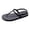 A-Black66, variant on Bibifish Womens Flat Sandals Bohemian Feminine Laid-Back Thong Elastic Slingback Footbed Woven Floral Pearl Flat Sandals Summer Casual Sandals