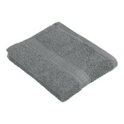 Mainstays Basic Hand Towel, Soft 100% Cotton and highly absorbent Hand Towel, Grey