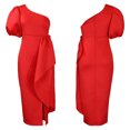 thumbnail image 4 of Women Sexy Long Sleeve Square Neck Dress Spring Autumn Clothes, 4 of 4