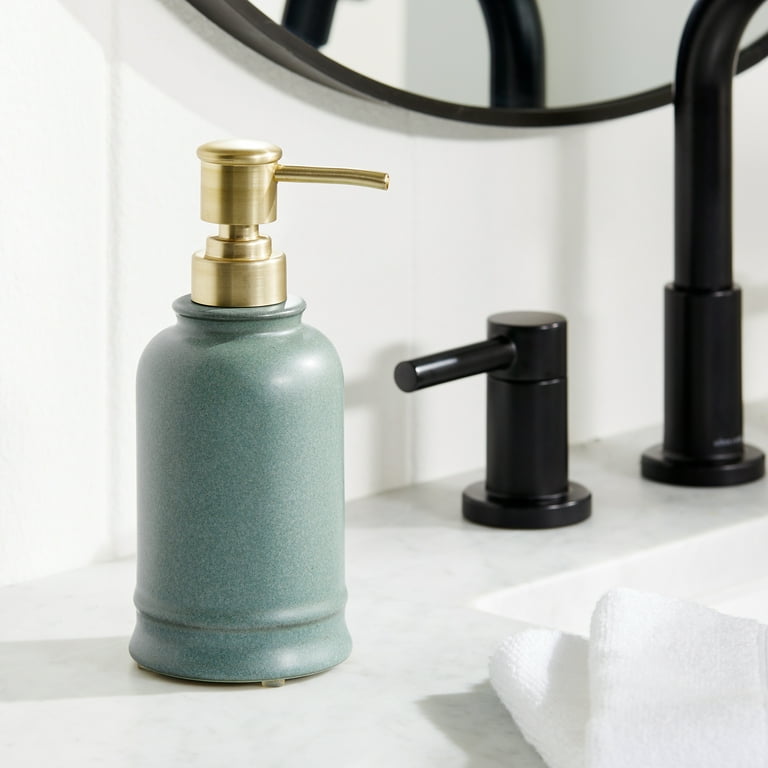 Better Homes & Gardens 3-Piece Ceramic Bathroom Set, Green photo 7