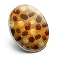 thumbnail image 2 of Gourmet Chocolate Candy Sweets Pattern Metal 1.1" Tie Tack Hat Lapel Pin Pinback, 2 of 5