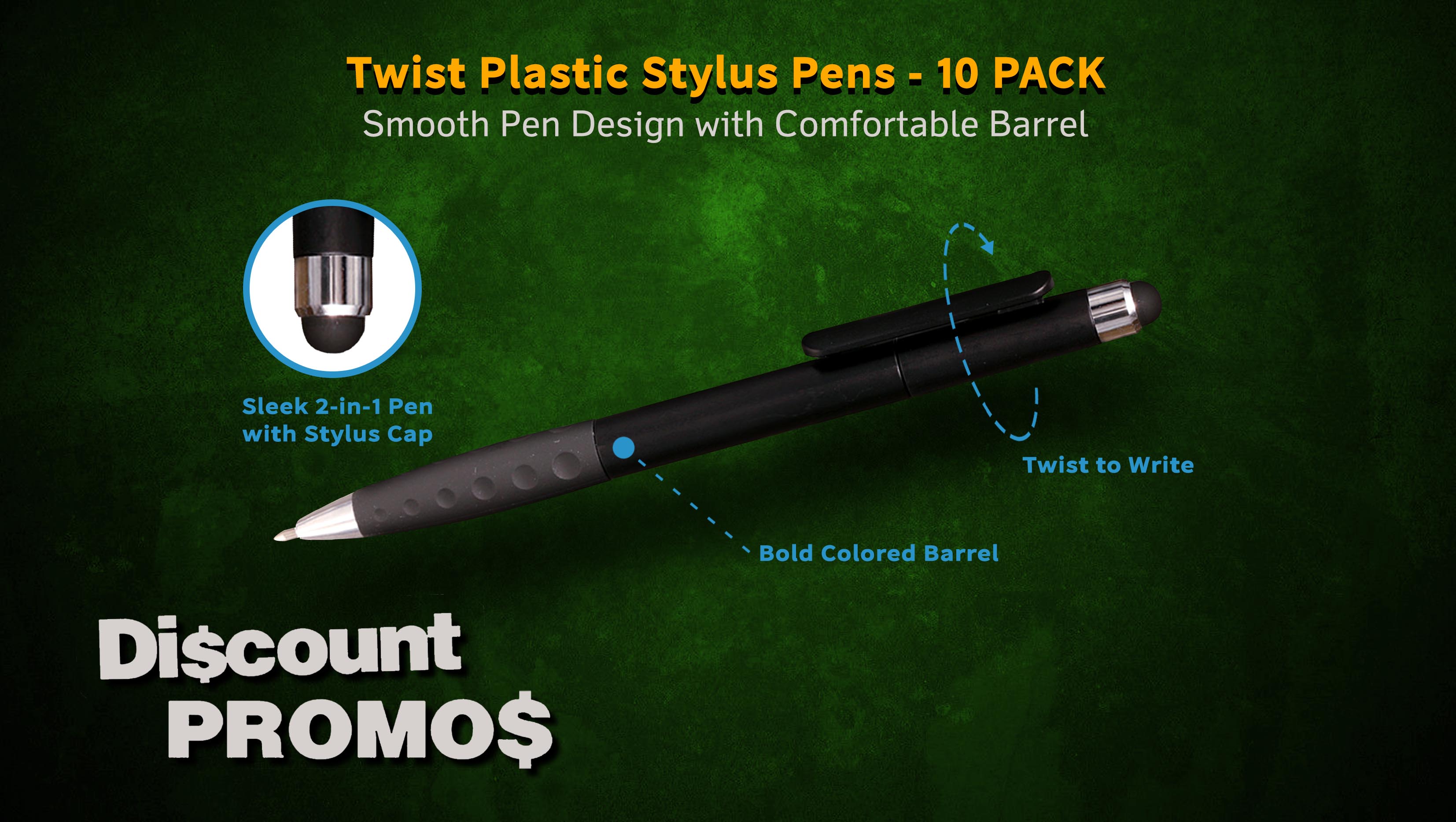 Stylus Pencil Lacoramo Stylus Pen 10 Twist Plastic Stylus Pens